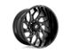 Fuel Wheels Runner Gloss Black Milled 8-Lug Wheel; 26x14; -75mm Offset (15-19 Sierra 2500 HD)