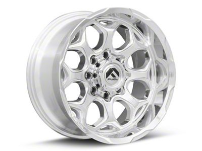 Fuel Wheels Scepter Polished Milled 8-Lug Wheel; 20x9; 1mm Offset (15-19 Sierra 2500 HD)