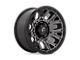 Fuel Wheels Traction Matte Gunmetal with Black Ring 8-Lug Wheel; 20x10; -18mm Offset (15-19 Sierra 2500 HD)