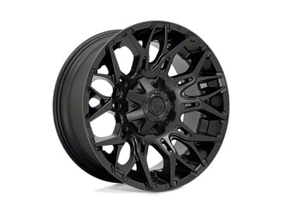 Fuel Wheels Twitch Matte Black 8-Lug Wheel; 20x9; 1mm Offset (15-19 Sierra 2500 HD)