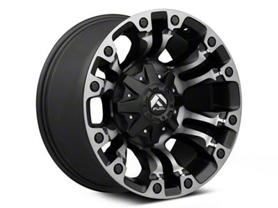 Fuel Wheels Vapor Matte Black with Gray Tint 8-Lug Wheel; 20x9; 20mm Offset (15-19 Sierra 2500 HD)