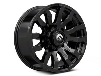 Fuel Wheels Blitz Gloss Black 8-Lug Wheel; 18x9; 20mm Offset (15-19 Sierra 3500 HD SRW)