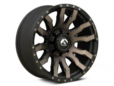 Fuel Wheels Blitz Matte Black Double Dark Tint 8-Lug Wheel; 20x9; 1mm Offset (15-19 Sierra 3500 HD SRW)