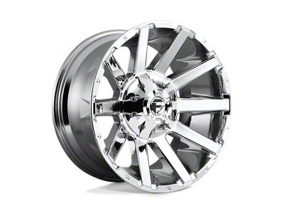 Fuel Wheels Contra Chrome 8-Lug Wheel; 20x10; -18mm Offset (15-19 Sierra 3500 HD SRW)