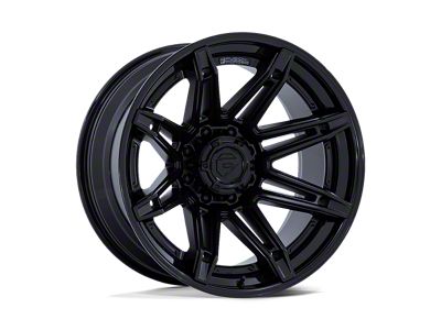 Fuel Wheels Fusion Forged Brawl Matte Black with Gloss Black Lip 8-Lug Wheel; 20x10; -18mm Offset (15-19 Sierra 3500 HD SRW)