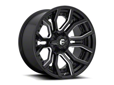 Fuel Wheels Rage Gloss Black Milled 8-Lug Wheel; 22x10; -18mm Offset (15-19 Sierra 3500 HD SRW)
