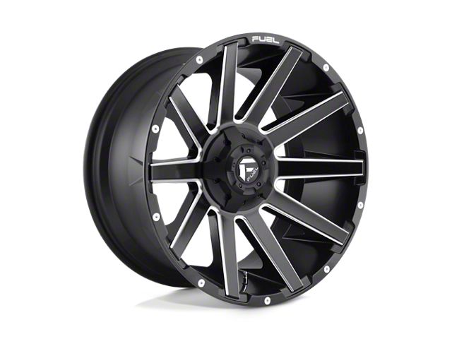 Fuel Wheels Scepter Blackout 8-Lug Wheel; 22x12; -44mm Offset (15-19 Sierra 3500 HD SRW)