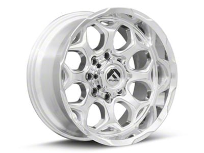 Fuel Wheels Scepter Polished Milled 8-Lug Wheel; 22x10; -18mm Offset (15-19 Sierra 3500 HD SRW)