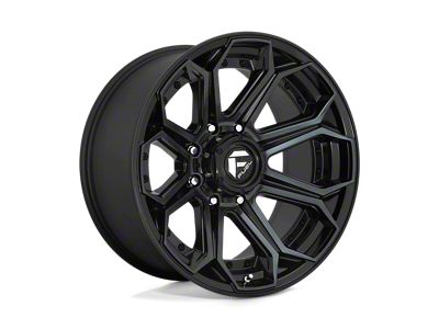 Fuel Wheels Siege Gloss Machined Double Dark Tint 8-Lug Wheel; 20x10; -18mm Offset (15-19 Sierra 3500 HD SRW)