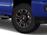 Fuel Wheels Vapor Matte Black Double Dark Tint 8-Lug Wheel; 18x9; 20mm Offset (15-19 Sierra 3500 HD SRW)