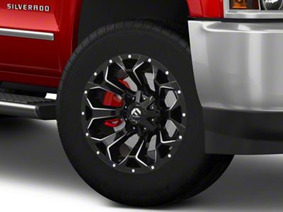 Fuel Wheels Assault Gloss Black Milled 8-Lug Wheel; 20x9; 20mm Offset (15-19 Silverado 2500 HD)