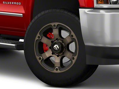 Fuel Wheels Beast Matte Black Double Dark Tint 8-Lug Wheel; 20x10; -18mm Offset (15-19 Silverado 2500 HD)