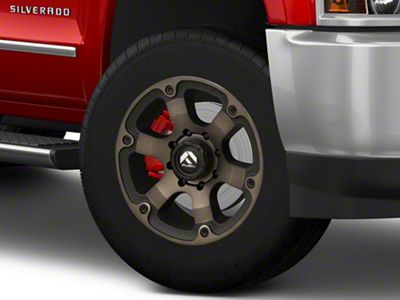 Fuel Wheels Beast Matte Black Double Dark Tint 8-Lug Wheel; 20x9; 1mm Offset (15-19 Silverado 2500 HD)