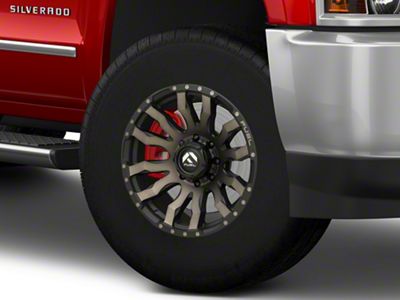 Fuel Wheels Blitz Matte Black Double Dark Tint 8-Lug Wheel; 18x9; 20mm Offset (15-19 Silverado 2500 HD)