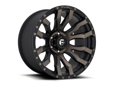 Fuel Wheels Blitz Matte Black Double Dark Tint 8-Lug Wheel; 20x10; -18mm Offset (15-19 Silverado 2500 HD)