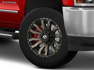Fuel Wheels Blitz Matte Black Double Dark Tint 8-Lug Wheel; 20x9; 20mm Offset (15-19 Silverado 2500 HD)