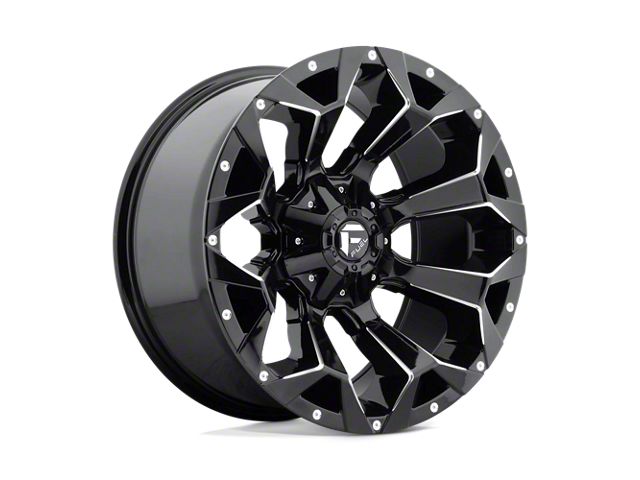 Fuel Wheels Clash Gloss Black 8-Lug Wheel; 20x9; 20mm Offset (15-19 Silverado 2500 HD)