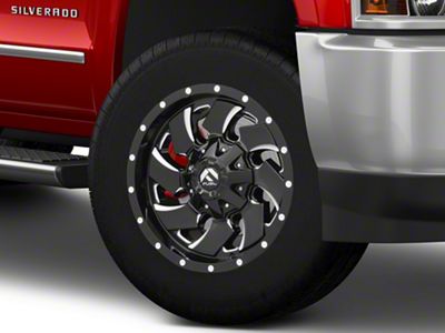 Fuel Wheels Cleaver Gloss Black Milled 8-Lug Wheel; 20x9; 20mm Offset (15-19 Silverado 2500 HD)