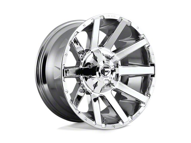 Fuel Wheels Contra Chrome 8-Lug Wheel; 20x10; -18mm Offset (15-19 Silverado 2500 HD)