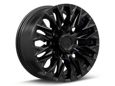 Fuel Wheels Flame Blackout 8-Lug Wheel; 20x10; -18mm Offset (15-19 Silverado 2500 HD)