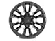 Fuel Wheels Flame Blackout 8-Lug Wheel; 20x10; -18mm Offset (15-19 Silverado 2500 HD)