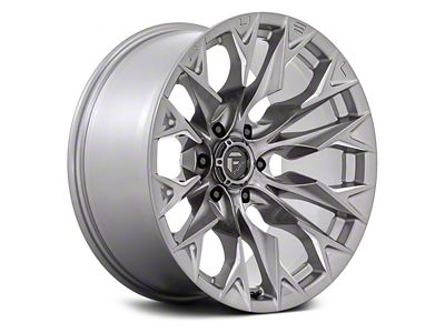 Fuel Wheels Flame Platinum 8-Lug Wheel; 20x9; 1mm Offset (15-19 Silverado 2500 HD)