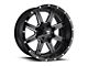 Fuel Wheels Maverick Gloss Black Milled 8-Lug Wheel; 22x10; 10mm Offset (15-19 Silverado 2500 HD)