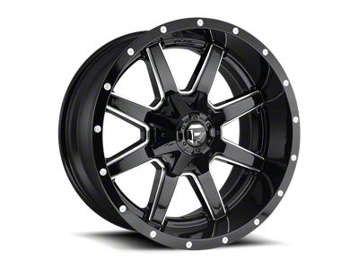 Fuel Wheels Maverick Gloss Black Milled 8-Lug Wheel; 20x10; -18mm Offset (15-19 Silverado 2500 HD)