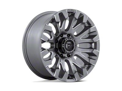 Fuel Wheels Quake Platinum 8-Lug Wheel; 20x9; 1mm Offset (15-19 Silverado 2500 HD)