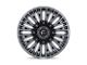 Fuel Wheels Rebar Matte Gunmetal 8-Lug Wheel; 20x10; -18mm Offset (15-19 Silverado 2500 HD)
