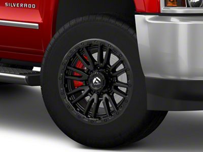 Fuel Wheels Rebel Matte Black 8-Lug Wheel; 20x9; 1mm Offset (15-19 Silverado 2500 HD)