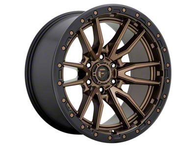 Fuel Wheels Rebel Matte Bronze 8-Lug Wheel; 20x9; 1mm Offset (15-19 Silverado 2500 HD)