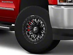 Fuel Wheels Rincon Gloss Black Milled 8-Lug Wheel; 18x9; 1mm Offset (15-19 Silverado 2500 HD)