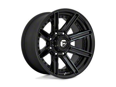 Fuel Wheels Rogue Gloss Machined Double Dark Tint 8-Lug Wheel; 20x10; -18mm Offset (15-19 Silverado 2500 HD)