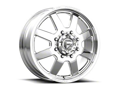 Fuel Wheels Rogue Platinum Brushed Gunmetal with Tinted Clear 8-Lug Wheel; 20x10; -18mm Offset (15-19 Silverado 2500 HD)