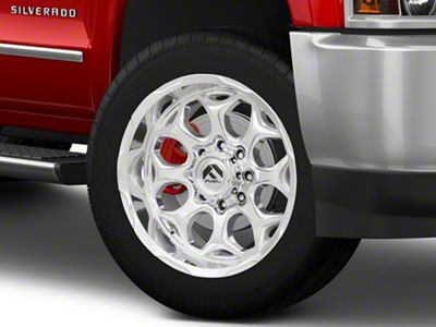 Fuel Wheels Scepter Polished Milled 8-Lug Wheel; 22x12; -44mm Offset (15-19 Silverado 2500 HD)
