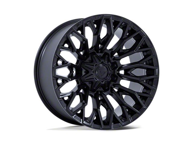 Fuel Wheels Strike Blackout 8-Lug Wheel; 20x9; 1mm Offset (15-19 Silverado 2500 HD)