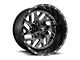 Fuel Wheels Triton Gloss Black Milled 8-Lug Wheel; 22x10; -18mm Offset (15-19 Silverado 2500 HD)