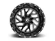 Fuel Wheels Triton Gloss Black Milled 8-Lug Wheel; 20x9; 20mm Offset (15-19 Silverado 2500 HD)