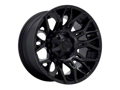 Fuel Wheels Twitch Matte Black 8-Lug Wheel; 20x10; -18mm Offset (15-19 Silverado 2500 HD)