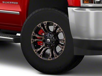 Fuel Wheels Vapor Matte Black Double Dark Tint 8-Lug Wheel; 18x9; 20mm Offset (15-19 Silverado 2500 HD)