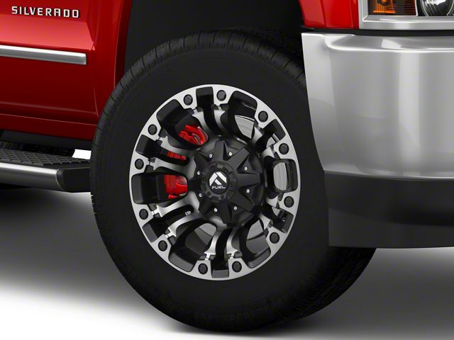 Fuel Wheels Vapor Matte Black with Gray Tint 8-Lug Wheel; 20x9; 1mm Offset (15-19 Silverado 2500 HD)