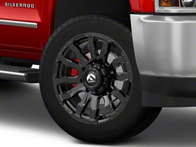 Fuel Wheels Blitz Gloss Black 8-Lug Wheel; 22x10; -18mm Offset (15-19 Silverado 3500 HD SRW)