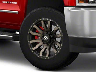 Fuel Wheels Blitz Matte Black Double Dark Tint 8-Lug Wheel; 20x9; 1mm Offset (15-19 Silverado 3500 HD SRW)
