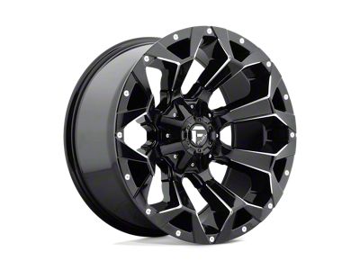 Fuel Wheels Clash Gloss Black 8-Lug Wheel; 20x9; 20mm Offset (15-19 Silverado 3500 HD SRW)