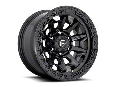 Fuel Wheels Covert Matte Black 8-Lug Wheel; 18x9; 1mm Offset (15-19 Silverado 3500 HD SRW)
