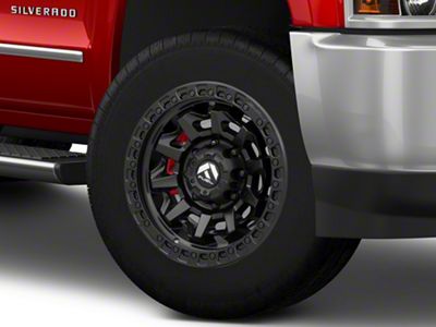 Fuel Wheels Covert Matte Black 8-Lug Wheel; 20x9; 1mm Offset (15-19 Silverado 3500 HD SRW)