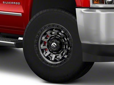 Fuel Wheels Covert Matte Gunmetal 8-Lug Wheel; 18x9; 1mm Offset (15-19 Silverado 3500 HD SRW)