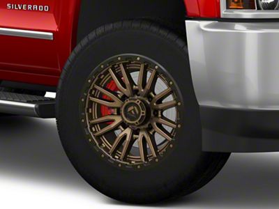 Fuel Wheels Rebel Matte Bronze 8-Lug Wheel; 20x9; 1mm Offset (15-19 Silverado 3500 HD SRW)