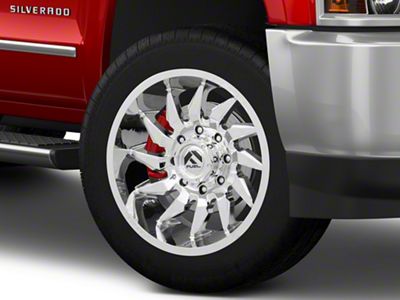 Fuel Wheels Saber Chrome 8-Lug Wheel; 24x12; -44mm Offset (15-19 Silverado 3500 HD SRW)